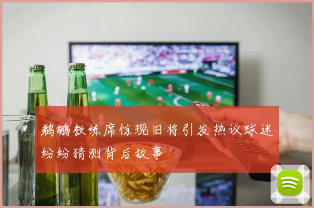 鹈鹕教练席惊现旧将引发热议球迷纷纷猜测背后故事